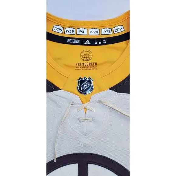 Adidas Size 56 Boston Bruins Hockey Jersey Taylor Hall Centennial IM8286 Caj8